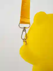 Сумка для девочки, из силикона, с ремешком, желтая, 20 см