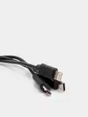 Черный кабель Lightning, Type-C, Micro USB 3в1