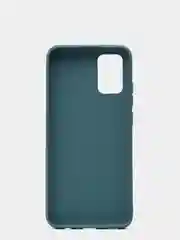 Зеленый силиконовый чехол Samsung Galaxy A02s, однотонный