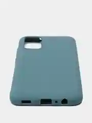 Зеленый силиконовый чехол Samsung Galaxy A02s, однотонный