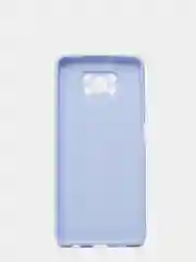 Небесно-голубой силиконовый чехол Xiaomi Poco X3 / Poco X3 Pro, однотонный, с защитой камеры