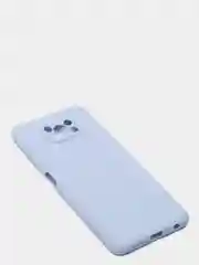 Небесно-голубой силиконовый чехол Xiaomi Poco X3 / Poco X3 Pro, однотонный, с защитой камеры