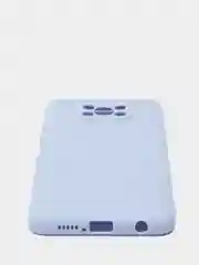 Небесно-голубой силиконовый чехол Xiaomi Poco X3 / Poco X3 Pro, однотонный, с защитой камеры