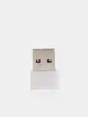 Серебряный адаптер переходник USB Type C USB