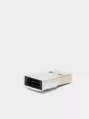 Серебряный адаптер переходник USB Type C USB