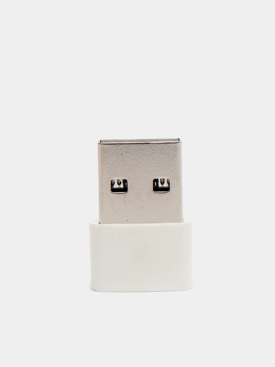 Белый адаптер переходник USB Type C USB