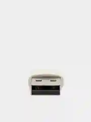 Белый адаптер переходник USB Type C USB
