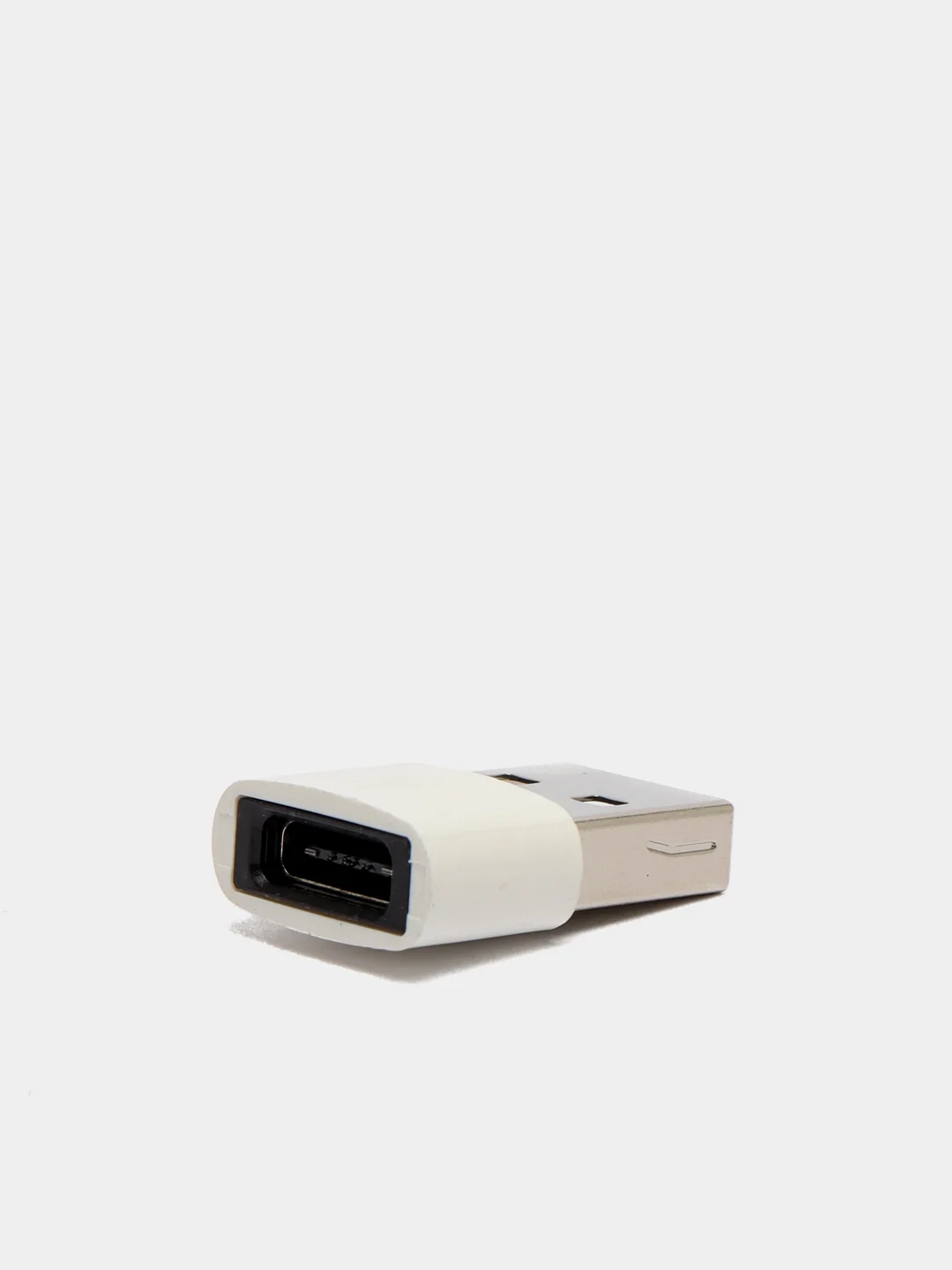 Белый адаптер переходник USB Type C USB