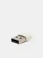 Белый адаптер переходник USB Type C USB