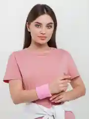 Белый напульсник, 8 см