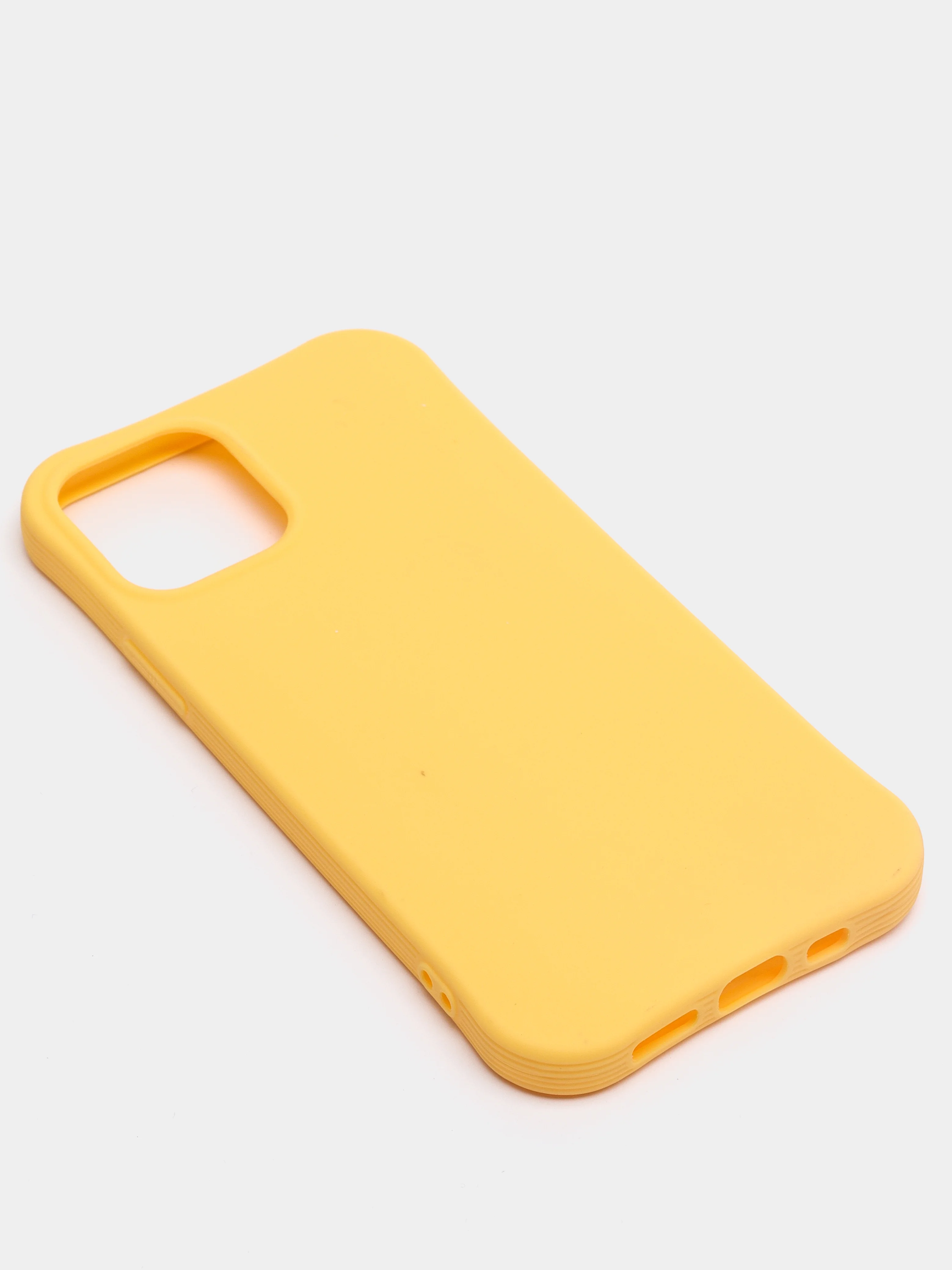 Золотой чехол силиконовый Slim для iPhone 12 / iPhone 12 Pro / айфон 12