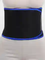 Синий пояс утягивающий для похудения, с эффектом сауны, унисекс