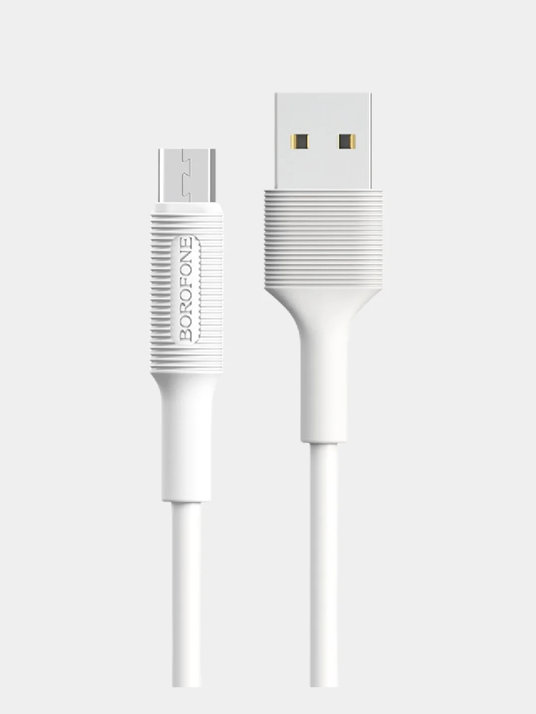 Белый кабель Type-C 3.0A, Micro USB 2,4A, Lightning, 1 м, для iPhone, Android, BX1
