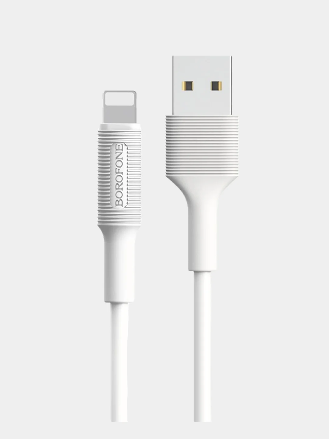 Белый кабель Type-C 3.0A, Micro USB 2,4A, Lightning, 1 м, для iPhone, Android, BX1