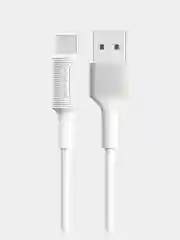 Белый кабель Type-C 3.0A, Micro USB 2,4A, Lightning, 1 м, для iPhone, Android, BX1