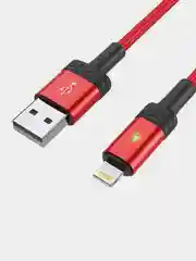 Черный usb-кабель BOROFONE BU30 Lightning / Type-C-Lightning, для Android и Apple iPhone