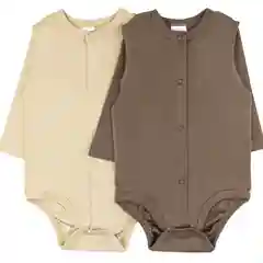 Желтый детское боди-комбинезон с длинными рукавами
