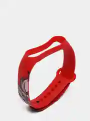 Коралловый ремешок Mi Band 5 / Mi Band 6, с рисунком, силиконовый