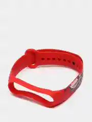Коралловый ремешок Mi Band 5 / Mi Band 6, с рисунком, силиконовый