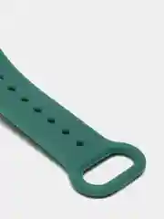 Зеленый ремешок Mi Band 5 / Mi Band 6, однотонный, силиконовый