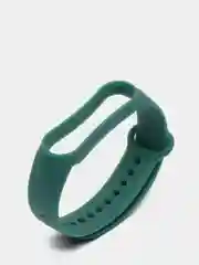Зеленый ремешок Mi Band 5 / Mi Band 6, однотонный, силиконовый