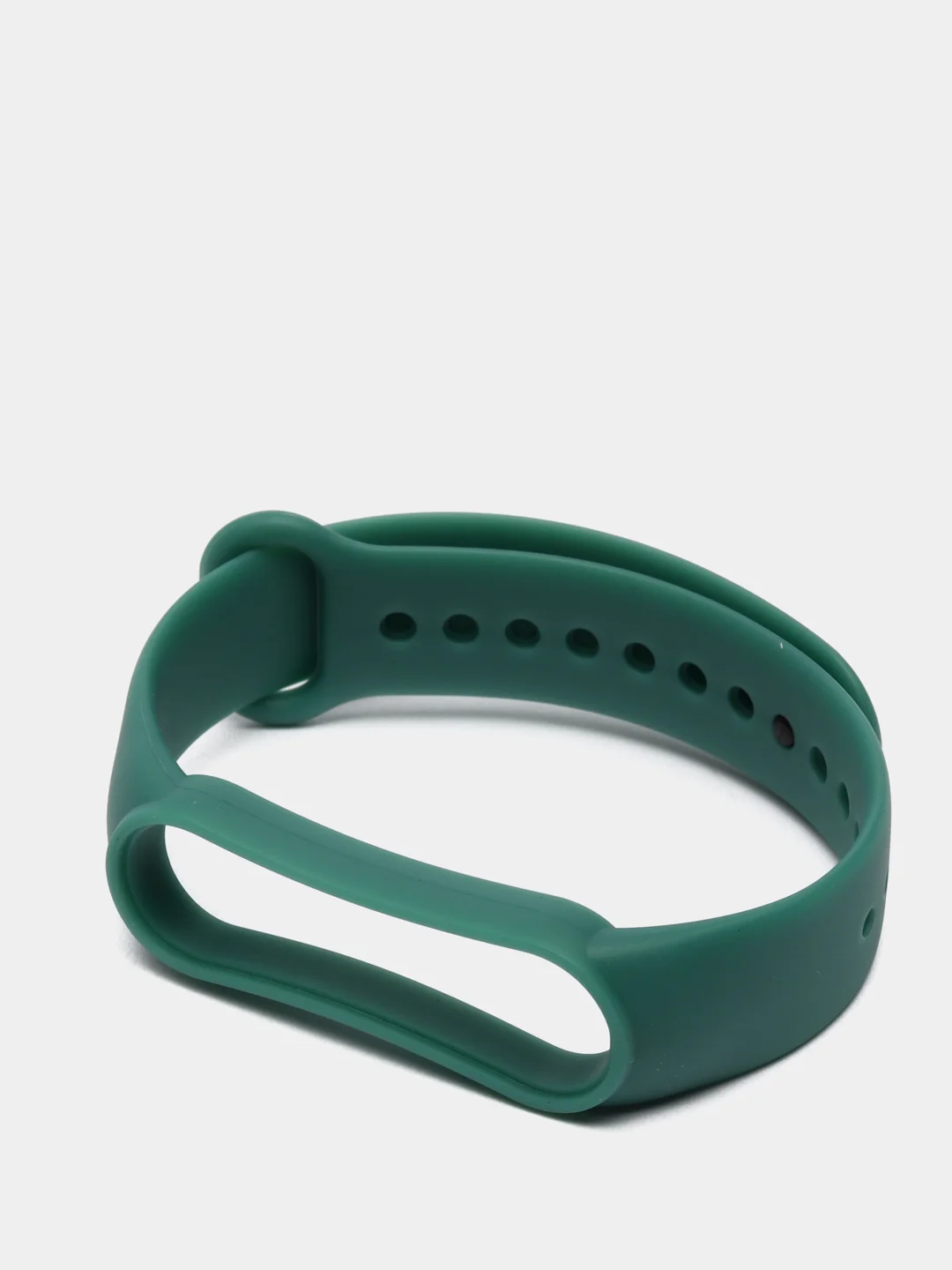 Зеленый ремешок Mi Band 5 / Mi Band 6, однотонный, силиконовый