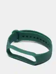 Зеленый ремешок Mi Band 5 / Mi Band 6, однотонный, силиконовый