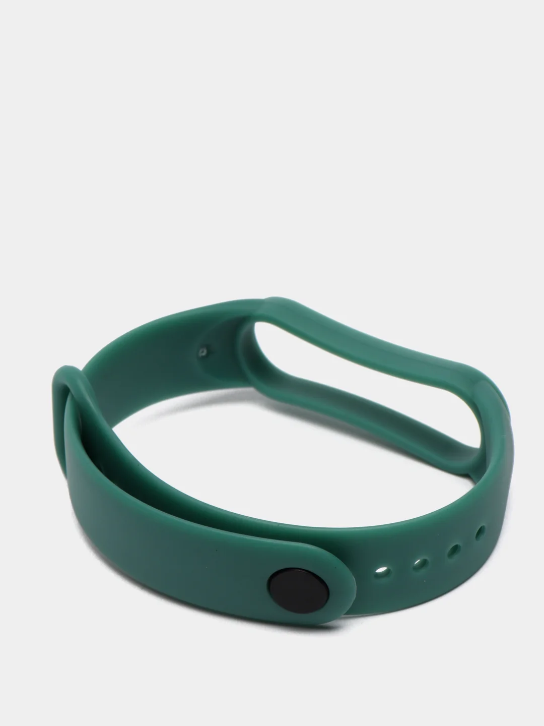 Зеленый ремешок Mi Band 5 / Mi Band 6, однотонный, силиконовый