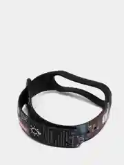 Хром ремешок Mi Band 5 / Mi Band 6, с рисунком, силиконовый