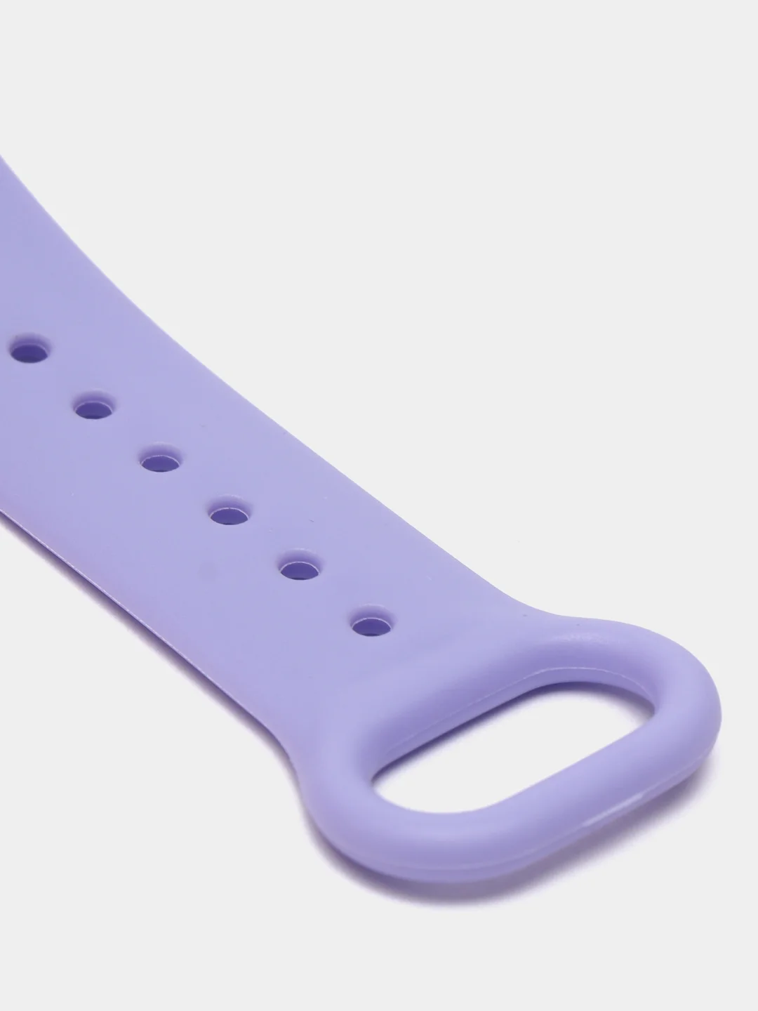 Лавандовый ремешок Mi Band 5 / Mi Band 6, однотонный, силиконовый