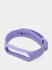 Лавандовый ремешок Mi Band 5 / Mi Band 6, однотонный, силиконовый