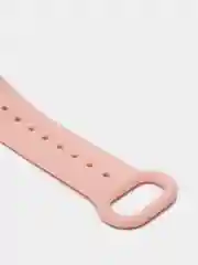 Пудровый ремешок Mi Band 5 / Mi Band 6, однотонный, силиконовый