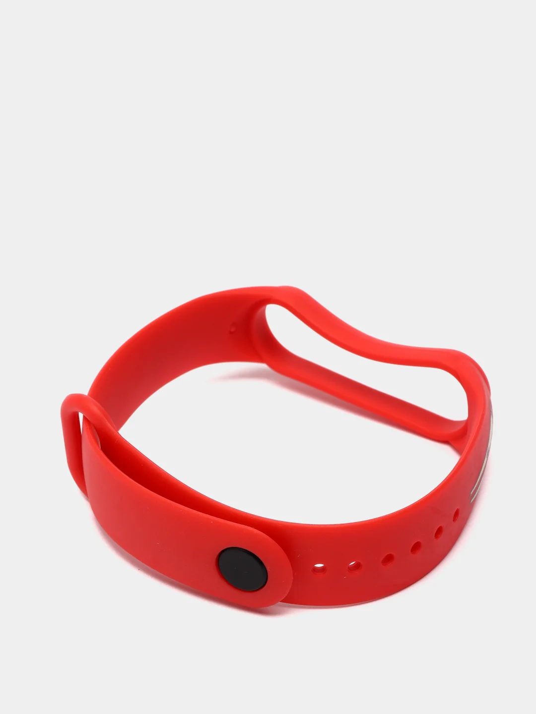 Красный ремешок Mi Band 5 / Mi Band 6, с рисунком, силиконовый