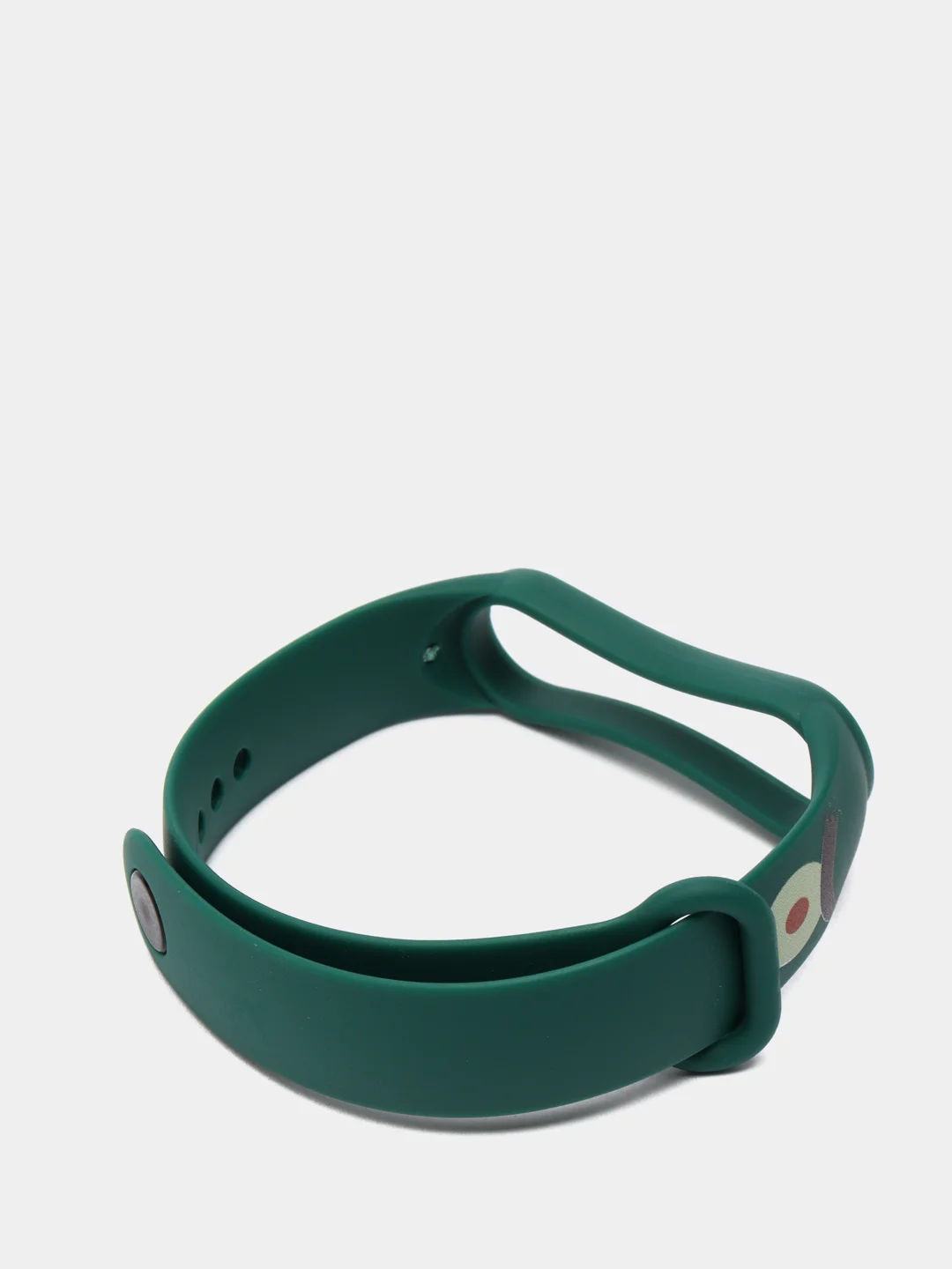 Золотистый хаки ремешок Mi Band 5 / Mi Band 6, с рисунком, силиконовый