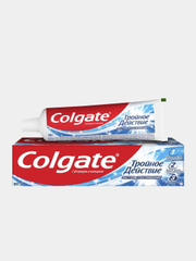 Зубная паста Colgate "Тройное действие - Экстра отбеливание", 100 мл