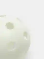 Белый мяч для флорбола