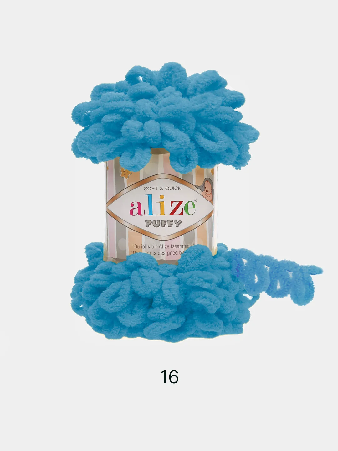 Морской пряжа Alize Puffy 100% Микрополиэстер 100г 9м (Часть1)