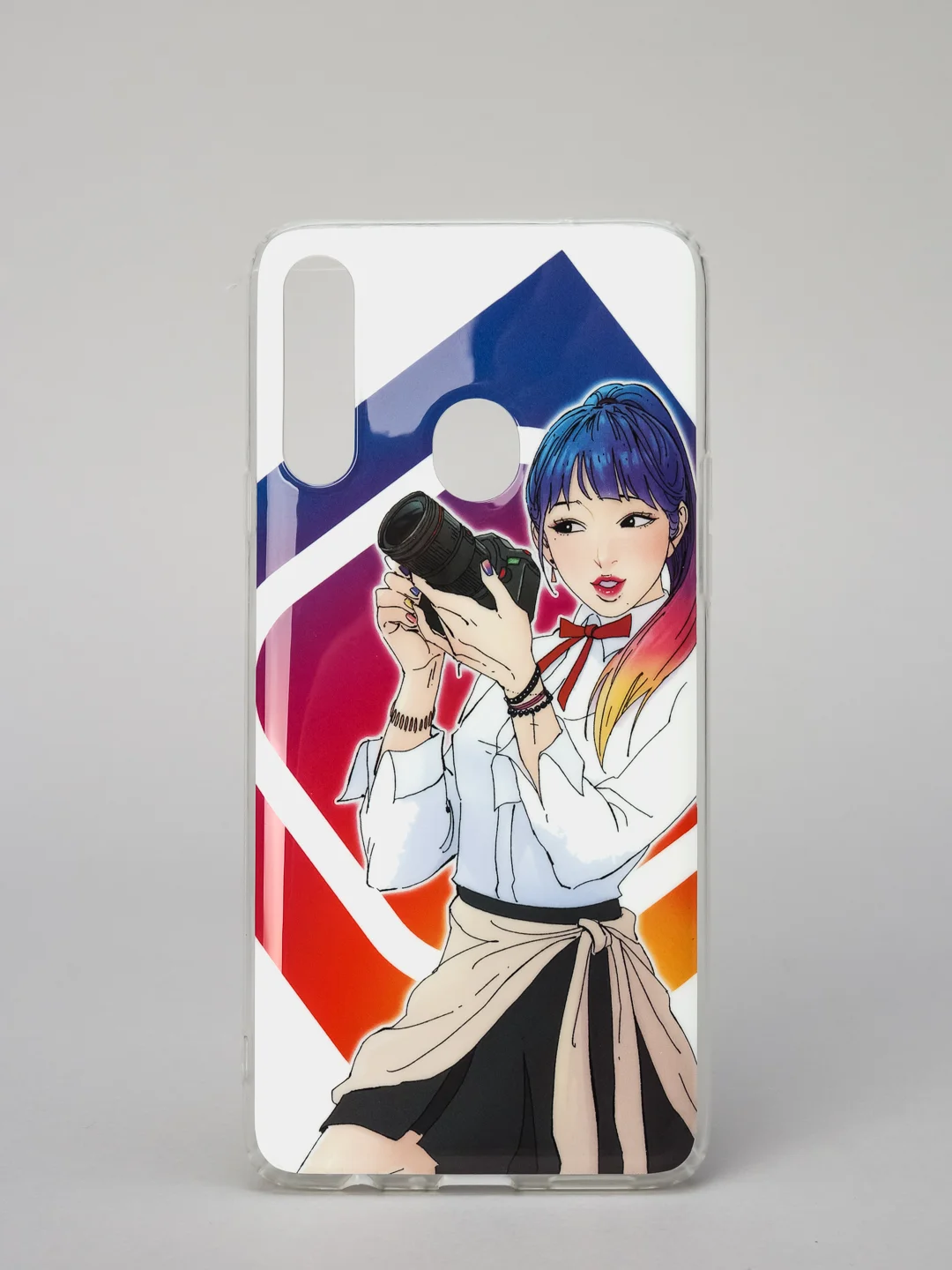 Пурпурный чехол Samsung Galaxy A20s, Самсунг Галакси А20с с рисунком