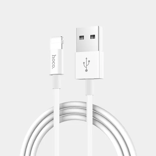 Кабель USB для iPhone, iPad, iPod и AirPods Hoco X23 Apple 8-pin Lightning