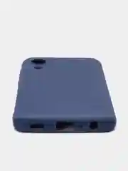 Синий чехол Samsung Galaxy A03 core, силиконовый