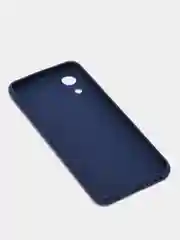Синий чехол Samsung Galaxy A03 core, силиконовый