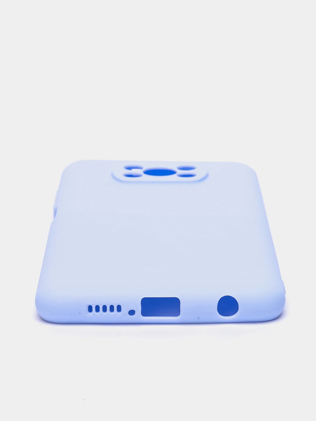 Небесно-голубой чехол Xiaomi Poco X3 NFC / Poco X3 Pro, силиконовый