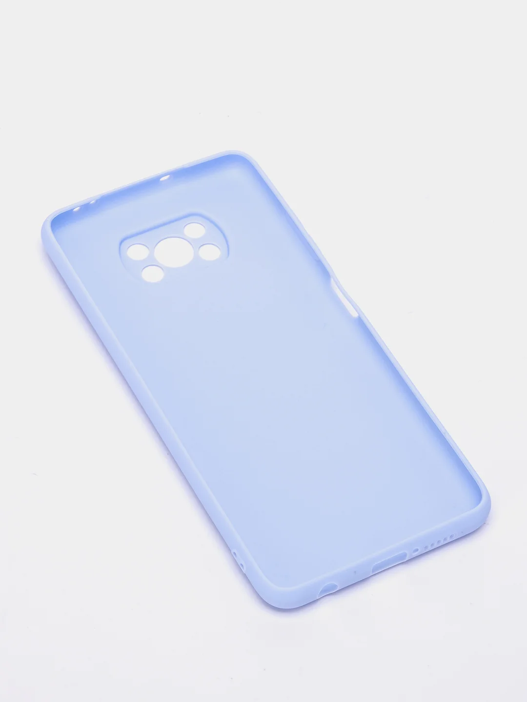Небесно-голубой чехол Xiaomi Poco X3 NFC / Poco X3 Pro, силиконовый