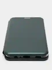 Зеленый чехол-книжка Samsung Galaxy A03S (Самсунг Галакси А03С)