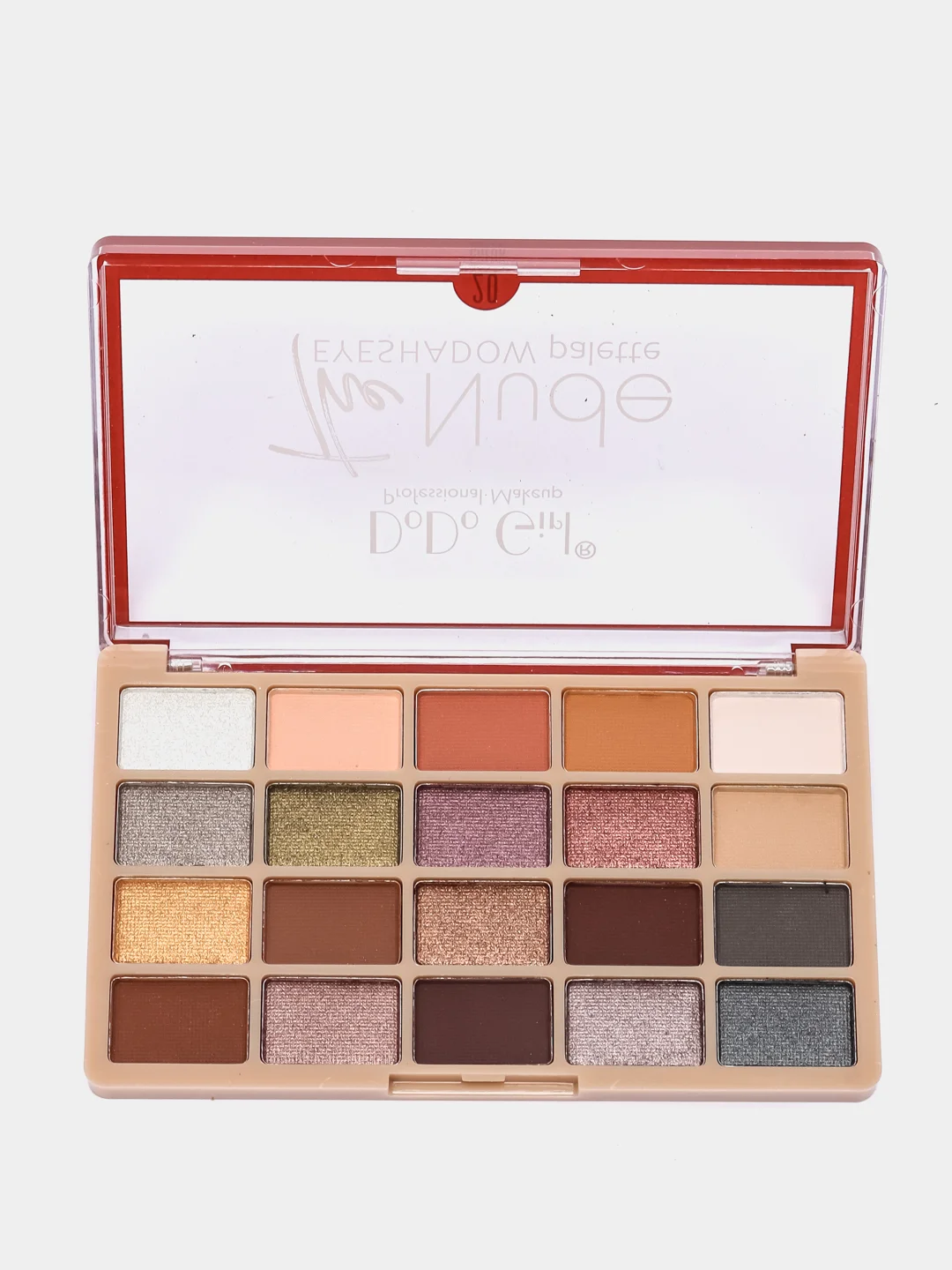 Черный тени для век DoDo Girl The Nude eyeshadow palette 20 цветов/3 вида /Додо палетка теней