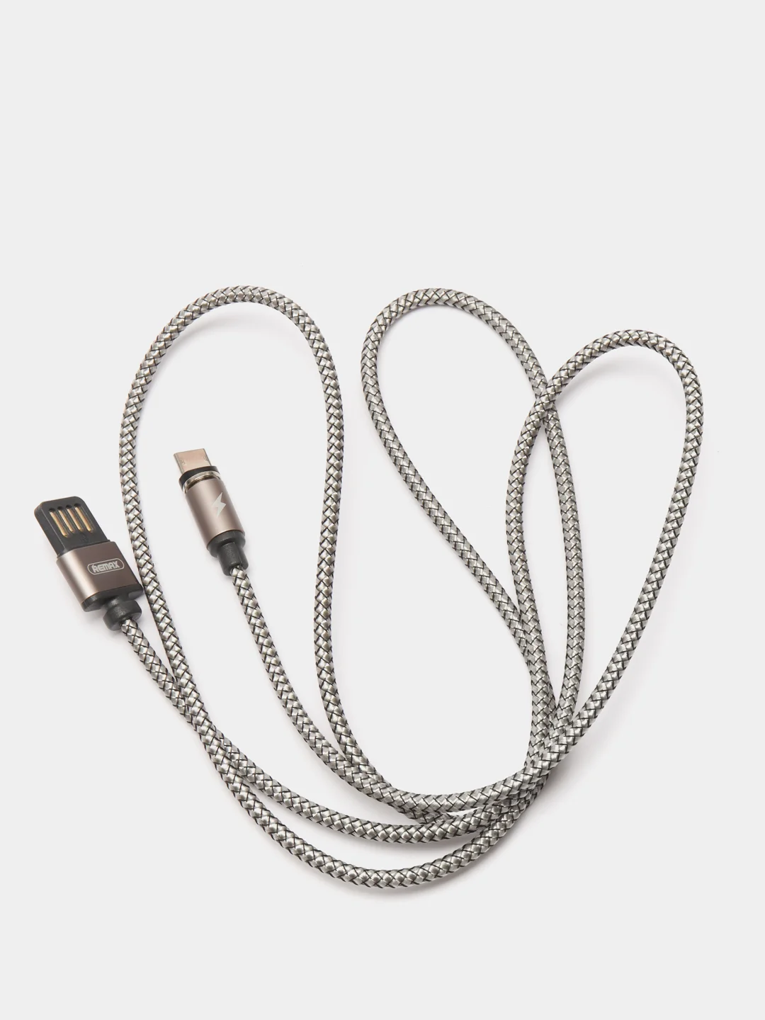 Золотой кабель зарядки магнитный MicroUSB REMAX Gravity series Data Cable RC-095m