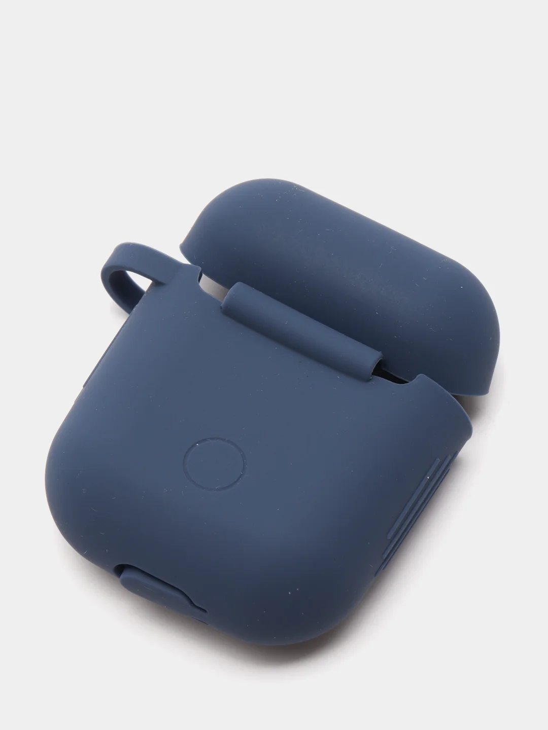 Темно-синий чехол для наушников Apple AirPods 1, 2, TWS i9s, i10, i12, i13, i14, i15, i100
