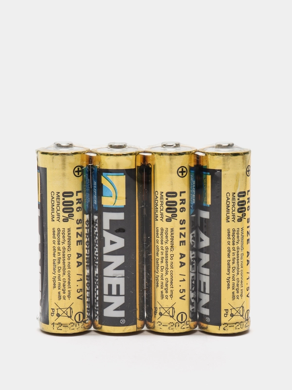 Батарейки LANEN Super Alkaline AA /LR6 алкалиновые, пальчиковые