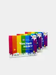 Чистый грунтованный холст из натурального хлопка на подрамнике 20x15, 30x40, 50x40