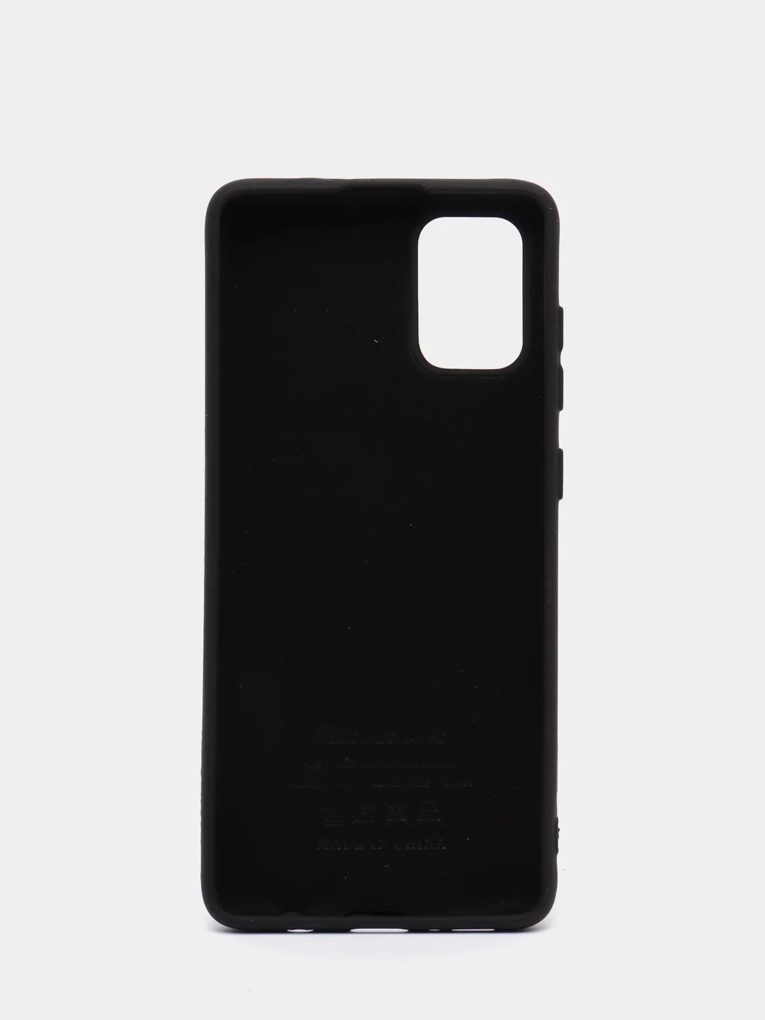 Черный чехол Siliconе Case для Samsung A71 Cамсунг А71 soft touch